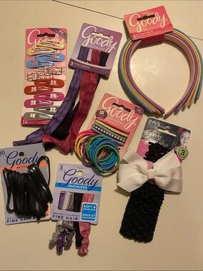 SUPER Cute Girls Goody Hair Accessories NWT Ouchless Comfort Headwraps Snap Clip